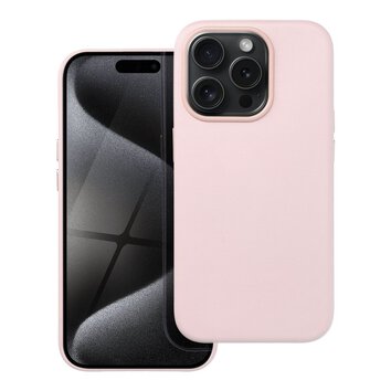 Leather Mag Cover kompatybilne z MagSafe do IPHONE 15 PRO rowy