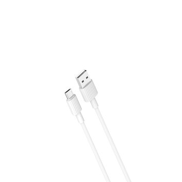 XO kabel NB156 USB - microUSB 1,0 m 2,4A biały
