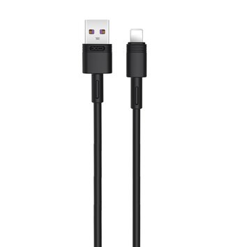 XO kabel NB-Q166 USB - Lightning 1,0 m 5A czarny