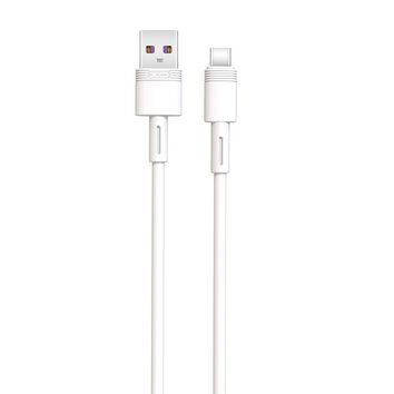 XO kabel NB-Q166 USB - USB-C 1,0 m 5A biały