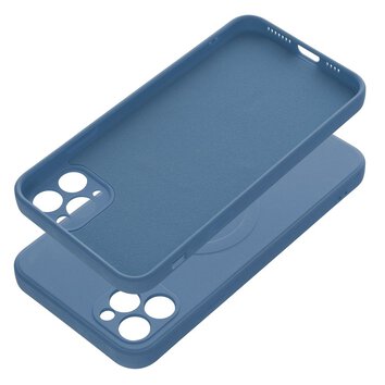 Futera SILICONE MAG COVER kompatybilny z MagSafe do IPHONE 11 Pro Max niebieski