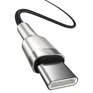 Baseus kabel Cafule Metal PD USB-C - USB-C 2,0 m czarny 100W