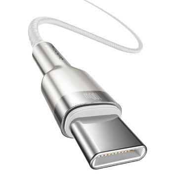 Baseus kabel Cafule Metal PD USB-C - USB-C 2,0 m biały 100W