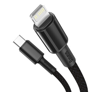 Baseus kabel High Density PD USB-C - Lightning 1,0 m czarny 20W