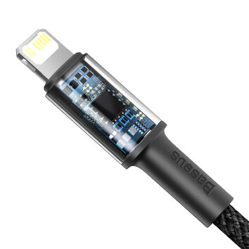 Baseus kabel High Density PD USB-C - Lightning 2,0 m czarny 20W