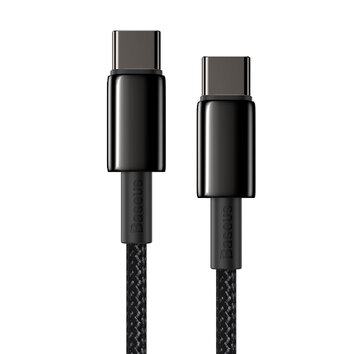 Baseus kabel Tungsten PD USB-C - USB-C 2,0 m czarny 100W
