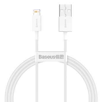 Baseus kabel Superior USB - Lightning 1,0 m 2,4A biały