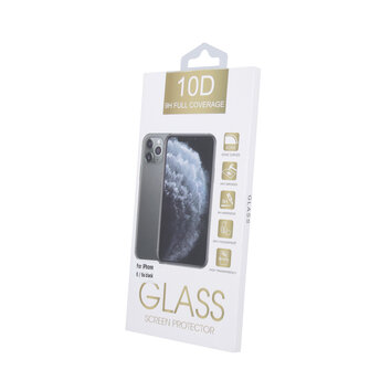 Szkło hartowane 10D do iPhone 15 Plus 6,7 czarna ramka