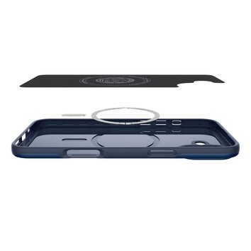 SPIGEN futerał THIN FIT MAG kompatybilny z MagSafe do IPHONE 16 navy blue