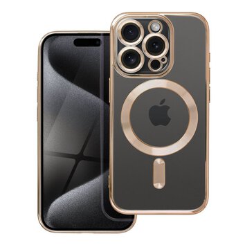 Futera Electro Mag Cover kompatybilny z MagSafe do IPHONE 15 PRO zoty