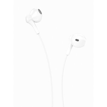 XO Słuchawki przewodowe EP39 jack 3,5mm douszne białe