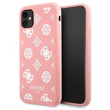 Guess nakładka do iPhone 12 Pro Max 6,7" GUHCP12LLSPEWPI różowa hard case Peony Collection