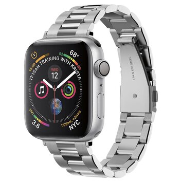 Spigen pasek Modern Fit Band do Apple Watch 4 / 5 / 6 / 7 / SE 38 / 40 / 41 mm srebrny