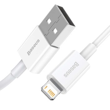 Baseus kabel Superior USB - Lightning 1,5 m 2,4A biały