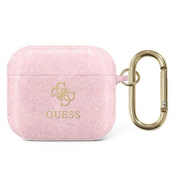 Guess etui do AirPods 3 GUA3UCG4GP różowe Glitter Collection