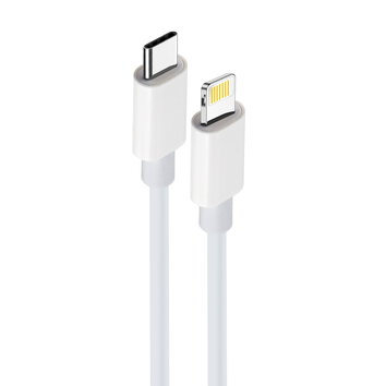 Maxlife kabel MXUC-05 USB-C - Lightning 2,0 m 20W biały