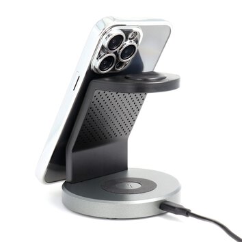 Futera Electro Mag Cover kompatybilny z MagSafe do SAMSUNG S24 PLUS srebrny