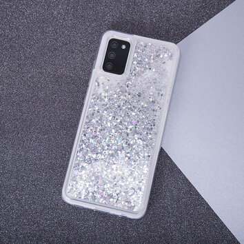 Nakładka Liquid Sparkle TPU do Samsung Galaxy A22 5G srebrna