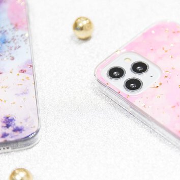 Nakładka Gold Glam do iPhone 13 6,1" Pink