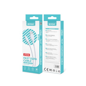 BWOO kabel X172L USB - Lightning 1,0m 3A biały