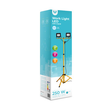 Naświetlacz LED na statywie 2x30W 6000K Forever Light