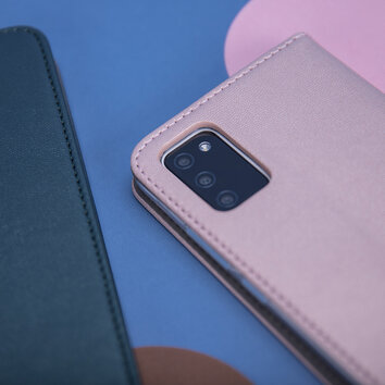 Etui Smart Magnetic do Samsung Galaxy A71 różowo-złoty