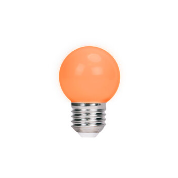 Żarówka LED E27 G45 2W 230V pomarańczowa 5 sztuk Forever Light