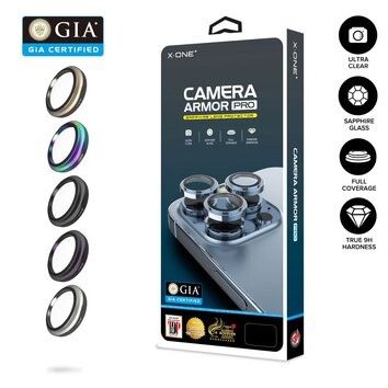 Szko szafirowe X-ONE na obiektyw aparatu Camera Armor Pro - do iPhone 13 Pro/13 Pro Max