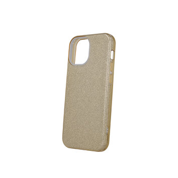 Nakładka Glitter 3w1 do iPhone 13 Mini 5,4" złota