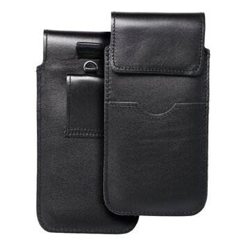 Skrzana uniwersalna wsuwka z klapk - ROYAL / czarny - Rozmiar 2XL - IPHONE 6 PLUS / SAMSUNG A52 / XIAOMI REDMI NOTE 10