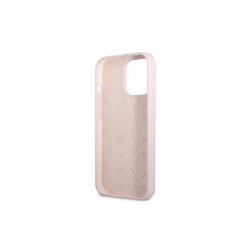 Guess nakładka do iPhone 13 Pro Max GUHCP13XSLTGU fioletowe hard case Silicone Triangle Logo