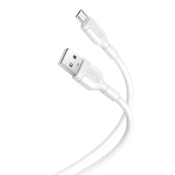 XO kabel NB212 USB - microUSB 1,0 m 2,1A biały