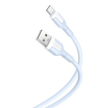 XO kabel NB212 USB - USB-C 1,0 m 2,1A niebieski