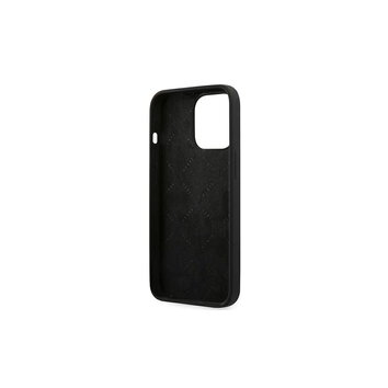Guess nakładka do iPhone 13 Pro / 13 6,1" GUHCP13LLS4GGBK czarny hard case Silicone 4G Logo