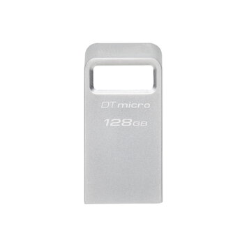 Kingston pendrive 128GB USB 3.0 / USB 3.1 DT Micro G2 metalowy srebrny