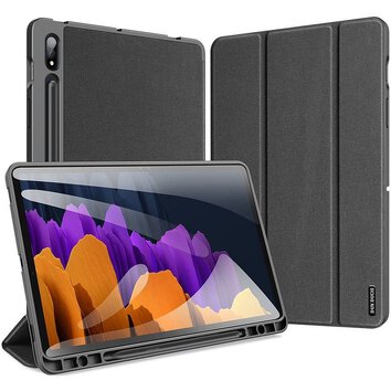 DUX DUCIS Domo - etui skadane z miejscem na rysik do Samsung Tab S8 (X700/X706)/S7 (T870/T875/T876B) czarne