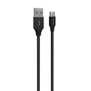 Devia kabel Gracious USB - USB-C 2,0 m 2,1A czarny