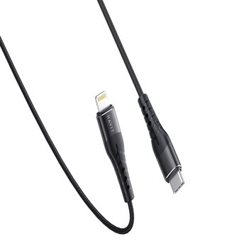 HAVIT kabel  HV-RH14 USB-C - Lightning  1,2m czarny