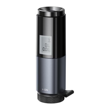 Baseus alkomat elektroniczny bezustnikowy LCD czarny
