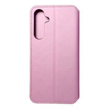 Kabura DUAL POCKET Book do SAMSUNG A55 jasny różowy