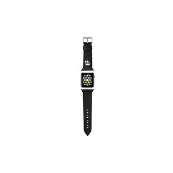 Karl Lagerfeld nakładka do 38 / 40  KLAWMOKHK Apple Watch Strap Saffiano KH czarna