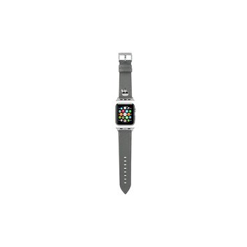 Karl Lagerfeld nakładka do 42 / 44  KLAWLOKHG Apple Watch Strap Saffiano KH srebrna