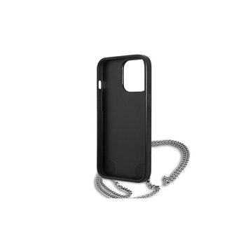 Karl Lagerfeld nakładka do iPhone 13 Pro KLHCP13LPMK czarna hard case Chain Logo