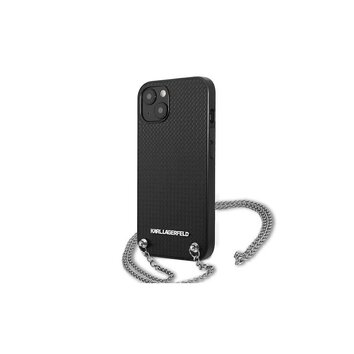 Karl Lagerfeld nakładka do iPhone 13 KLHCP13MPMK czarna hard case Chain Logo