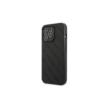 Karl Lagerfeld nakładka do iPhone 13 Pro KLHCP13LPTLK czarna hard case Allover Logo