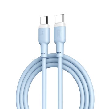 XO kabel NB208B PD USB-C - USB-C 1,0m 60W niebieski