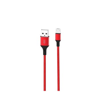 XO kabel NB143 USB - microUSB 2,0 m 2,4A czerwony