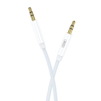 XO kabel audio NB-R211C jack 3,5mm - jack 3,5mm 1,0 m biało-niebieski