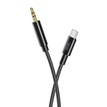 XO kabel audio NB-R211B USB-C - jack 3,5mm 1,0 m czarny