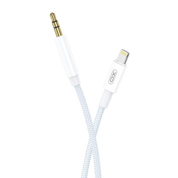 XO kabel audio NB-R211A Lightning - jack 3,5mm 1,0 m biało-niebieski